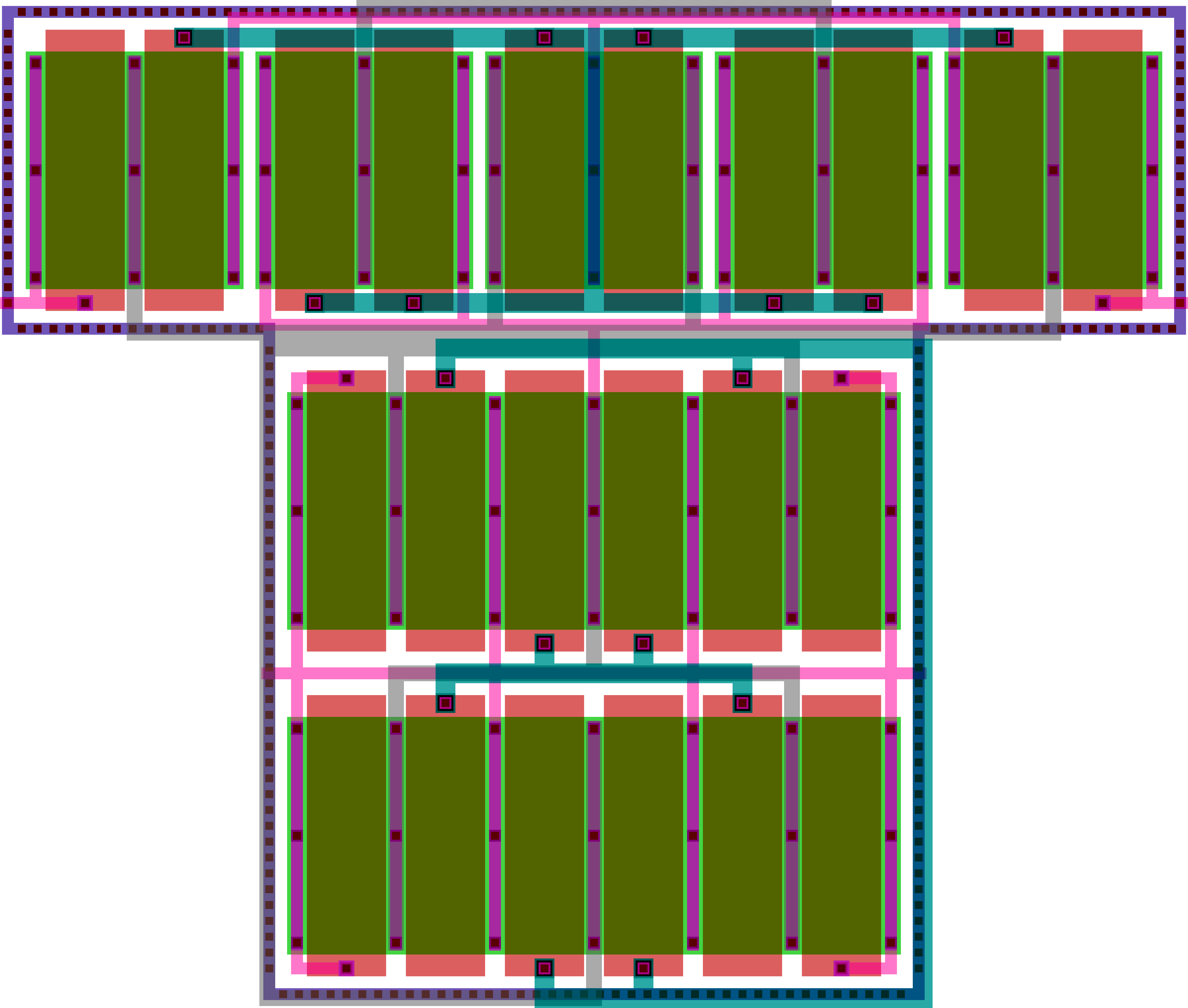 Generated cascoded differential pair