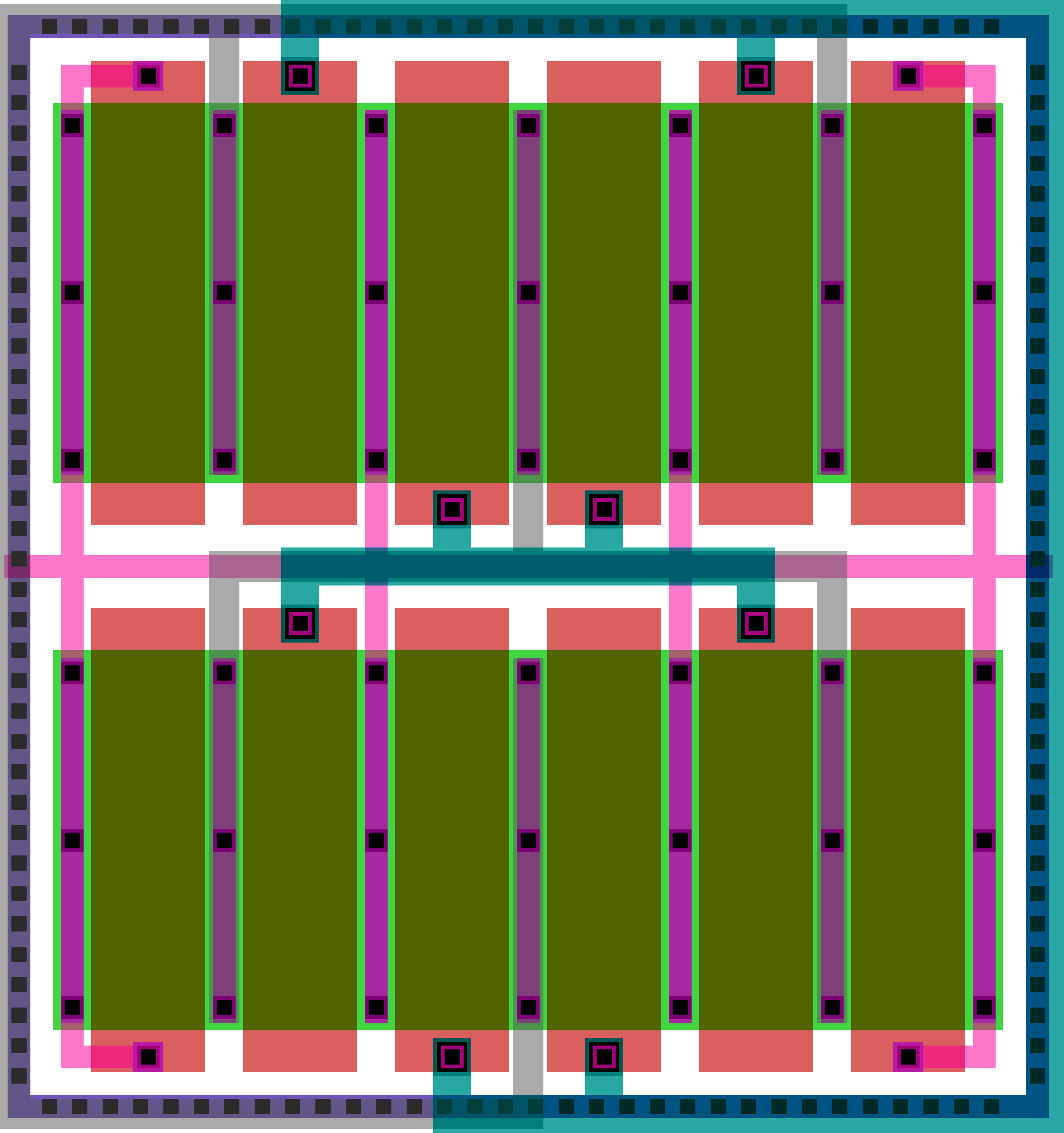 Generated common-centroid differential pair